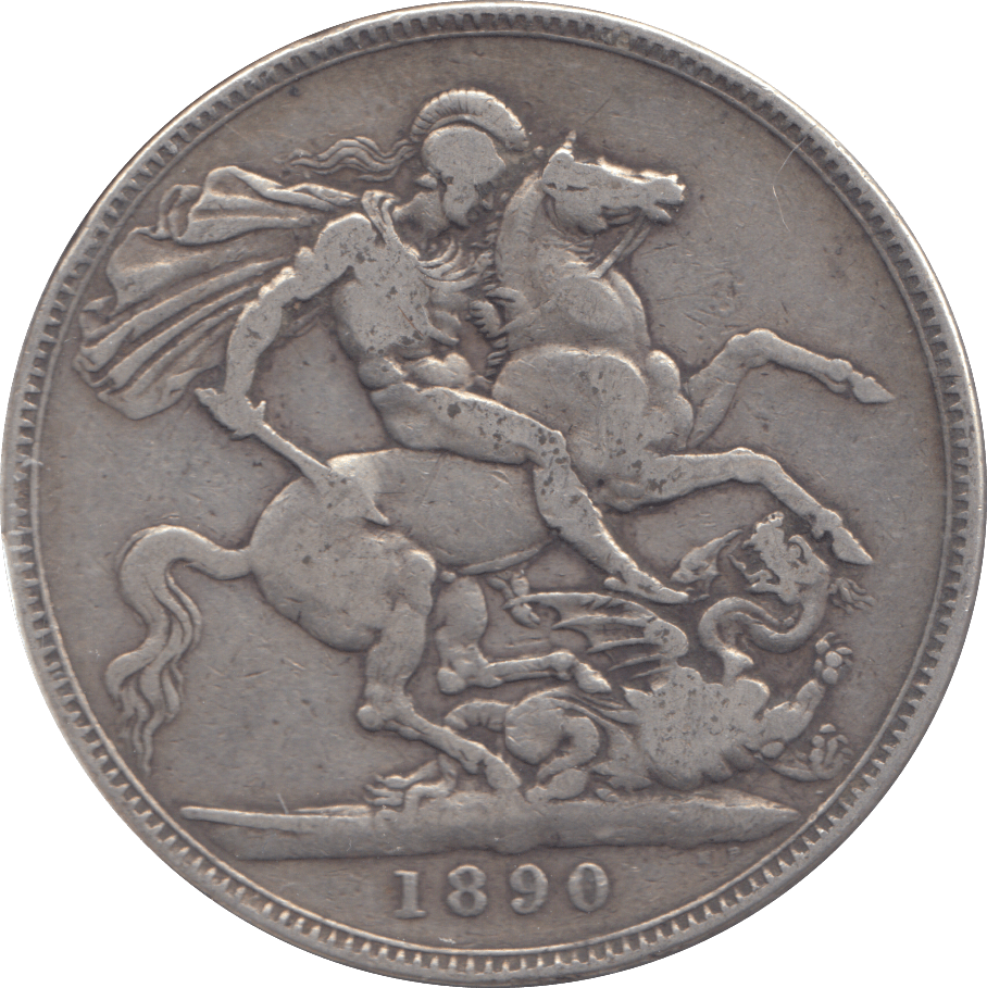 1890 CROWN ( F ) - CROWN - Cambridgeshire Coins