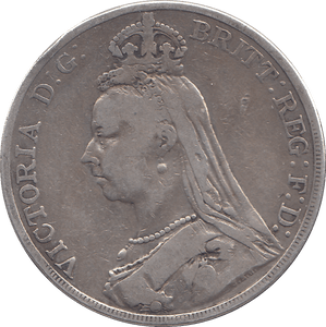 1890 CROWN ( F ) - WORLD COINS - Cambridgeshire Coins