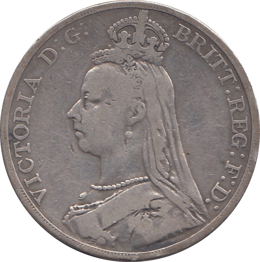1890 CROWN ( F ) - WORLD COINS - Cambridgeshire Coins