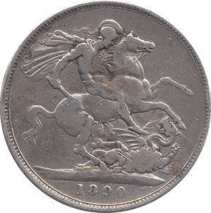 1890 CROWN ( F ) - WORLD COINS - Cambridgeshire Coins