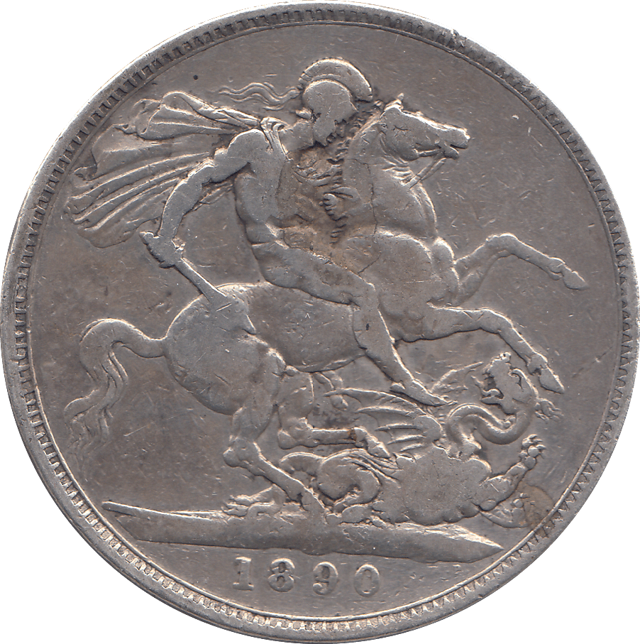 1890 CROWN ( F ) - WORLD COINS - Cambridgeshire Coins