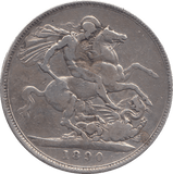 1890 CROWN ( F ) - WORLD COINS - Cambridgeshire Coins
