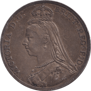 1890 CROWN F92 ( GVF ) - CROWN - Cambridgeshire Coins