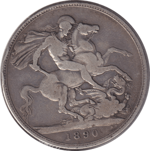 1890 CROWN (FINE) 8 - CROWN - Cambridgeshire Coins