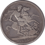 1890 CROWN (FINE) 8 - CROWN - Cambridgeshire Coins