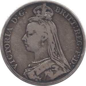 1890 CROWN ( FINE ) - CROWN - Cambridgeshire Coins