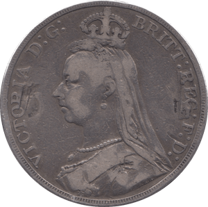 1890 CROWN ( FINE ) - CROWN - Cambridgeshire Coins
