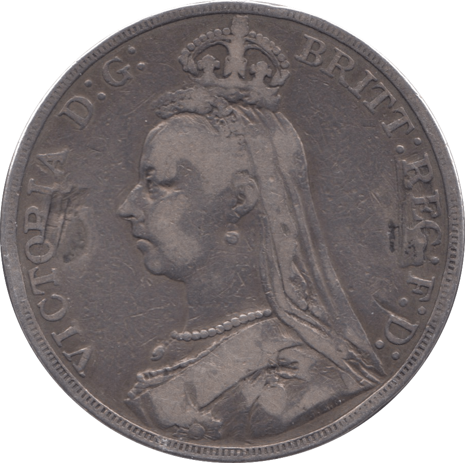 1890 CROWN ( FINE ) - CROWN - Cambridgeshire Coins