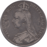 1890 CROWN ( FINE ) - CROWN - Cambridgeshire Coins