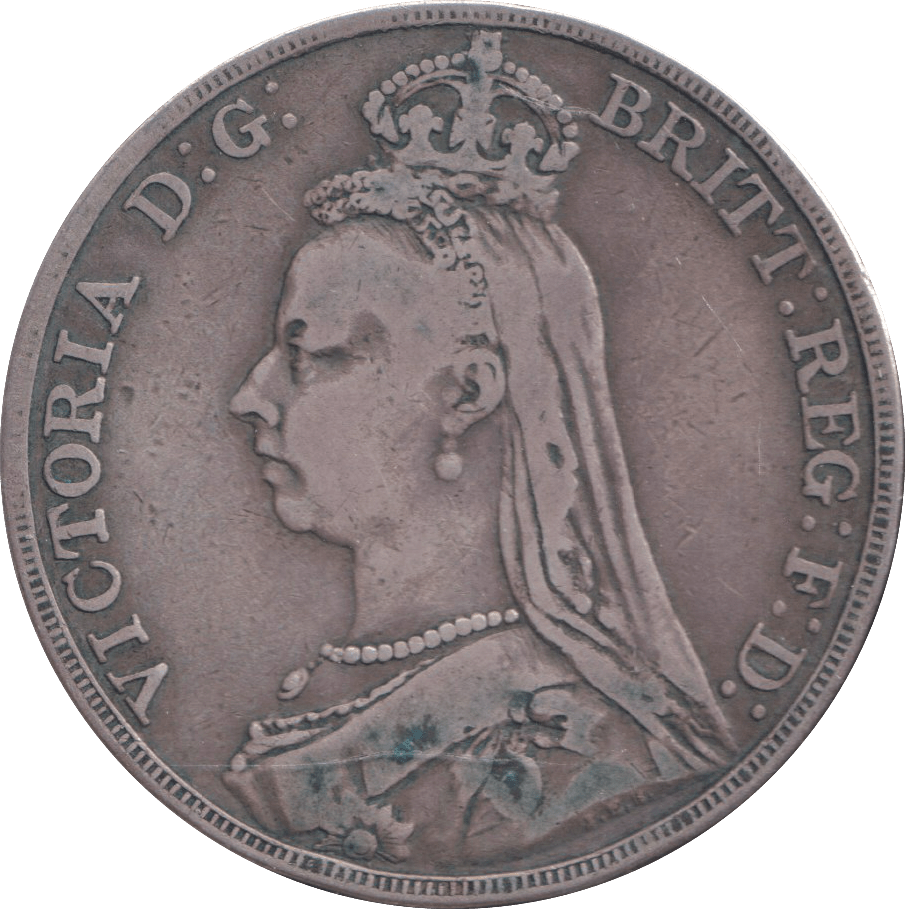 1890 CROWN ( FINE ) - CROWN - Cambridgeshire Coins