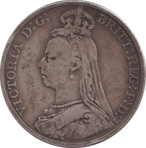 1890 CROWN ( FINE ) - CROWN - Cambridgeshire Coins