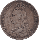 1890 CROWN ( FINE ) - CROWN - Cambridgeshire Coins