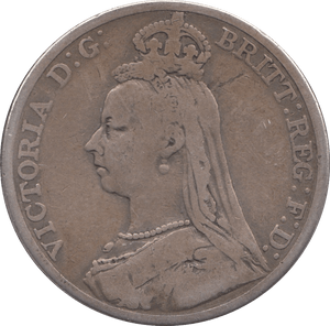 1890 CROWN ( FINE ) - CROWN - Cambridgeshire Coins