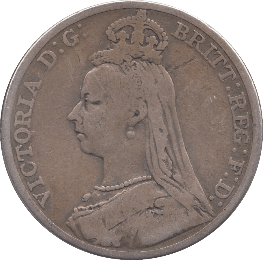 1890 CROWN ( FINE ) - CROWN - Cambridgeshire Coins