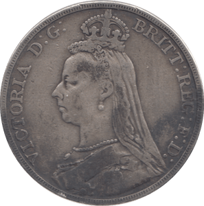 1890 CROWN ( FINE ) - CROWN - Cambridgeshire Coins
