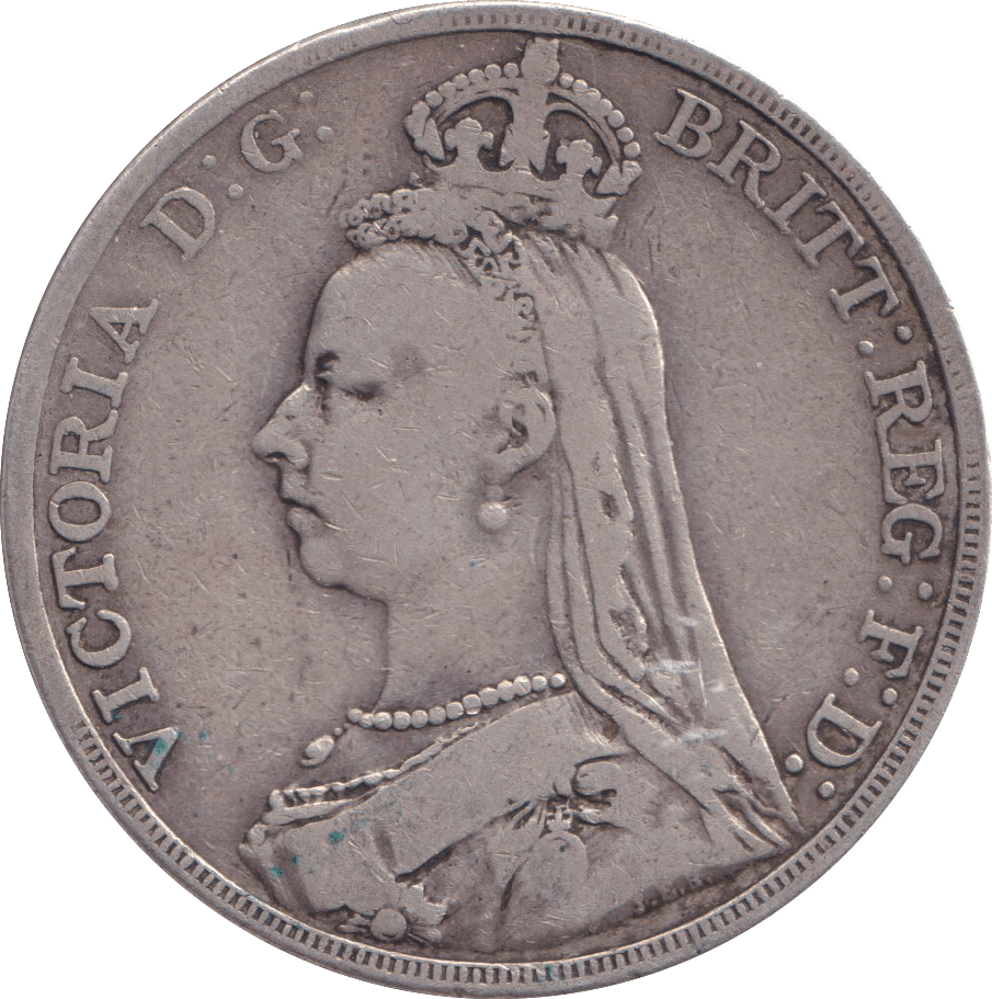 1890 CROWN ( FINE ) - CROWN - Cambridgeshire Coins