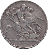 1890 CROWN ( FINE ) - CROWN - Cambridgeshire Coins
