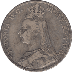 1890 CROWN ( FINE ) - CROWN - Cambridgeshire Coins