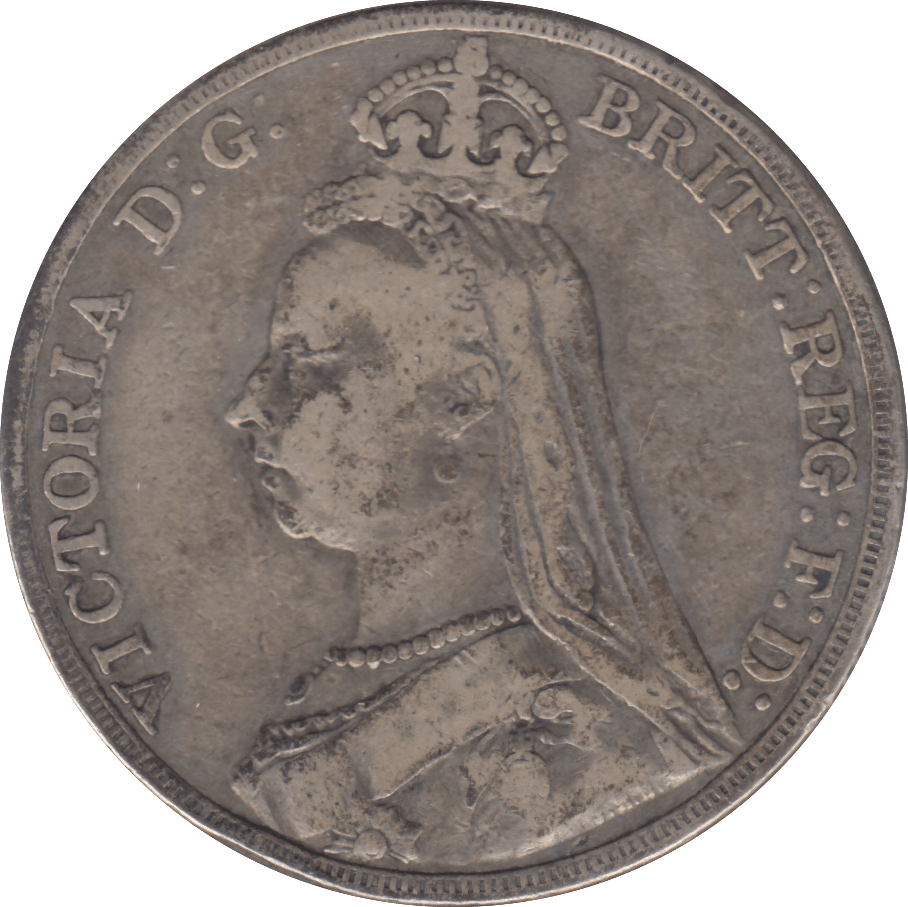 1890 CROWN ( FINE ) - CROWN - Cambridgeshire Coins