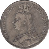 1890 CROWN ( FINE ) - CROWN - Cambridgeshire Coins
