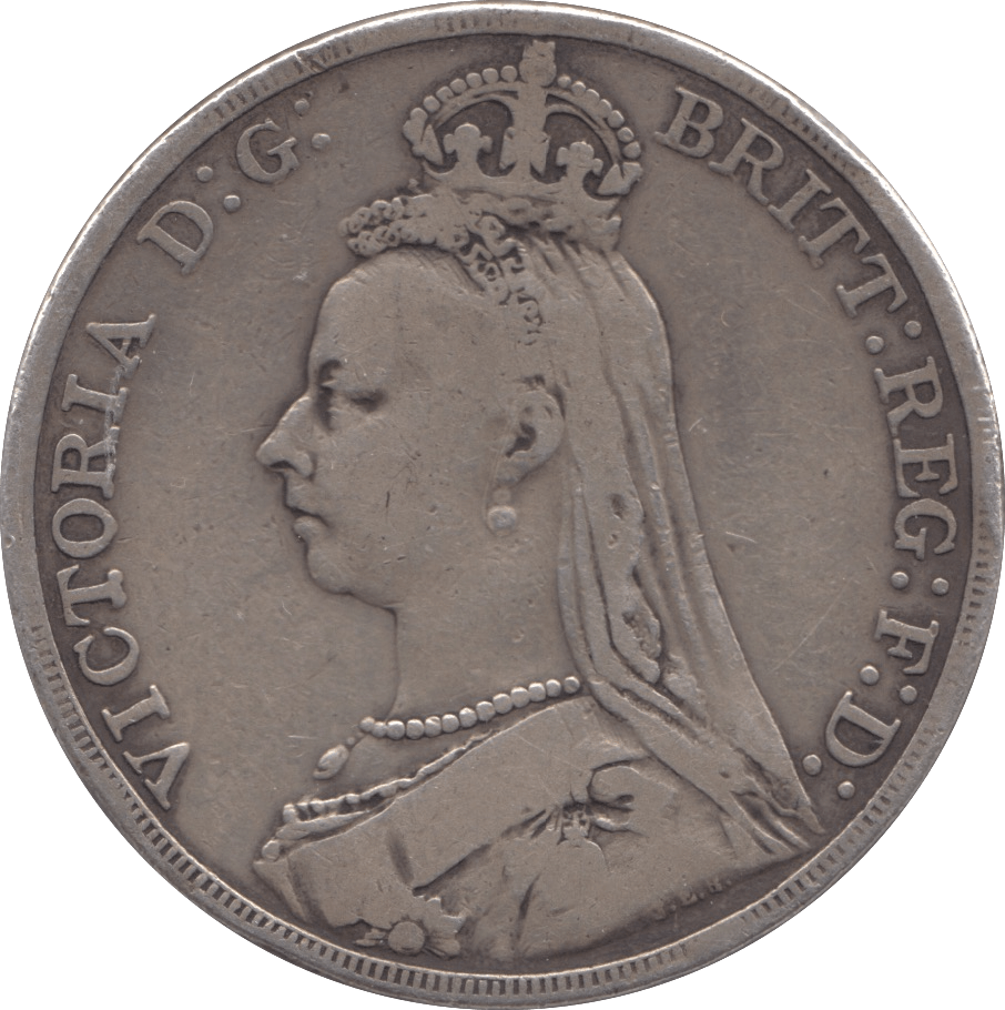 1890 CROWN ( FINE ) - CROWN - Cambridgeshire Coins