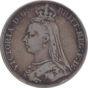 1890 CROWN ( FINE ) - CROWN - Cambridgeshire Coins