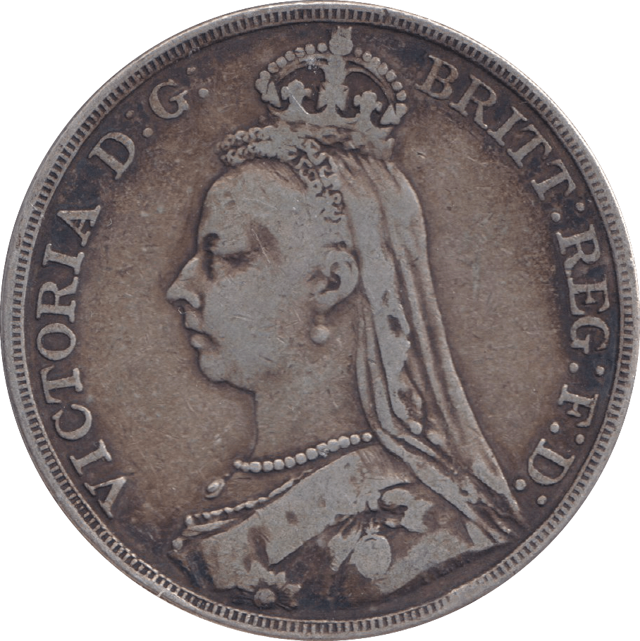 1890 CROWN ( FINE ) - CROWN - Cambridgeshire Coins