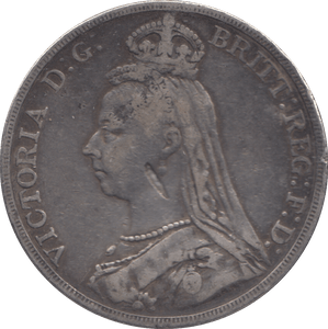 1890 CROWN ( FINE ) - CROWN - Cambridgeshire Coins