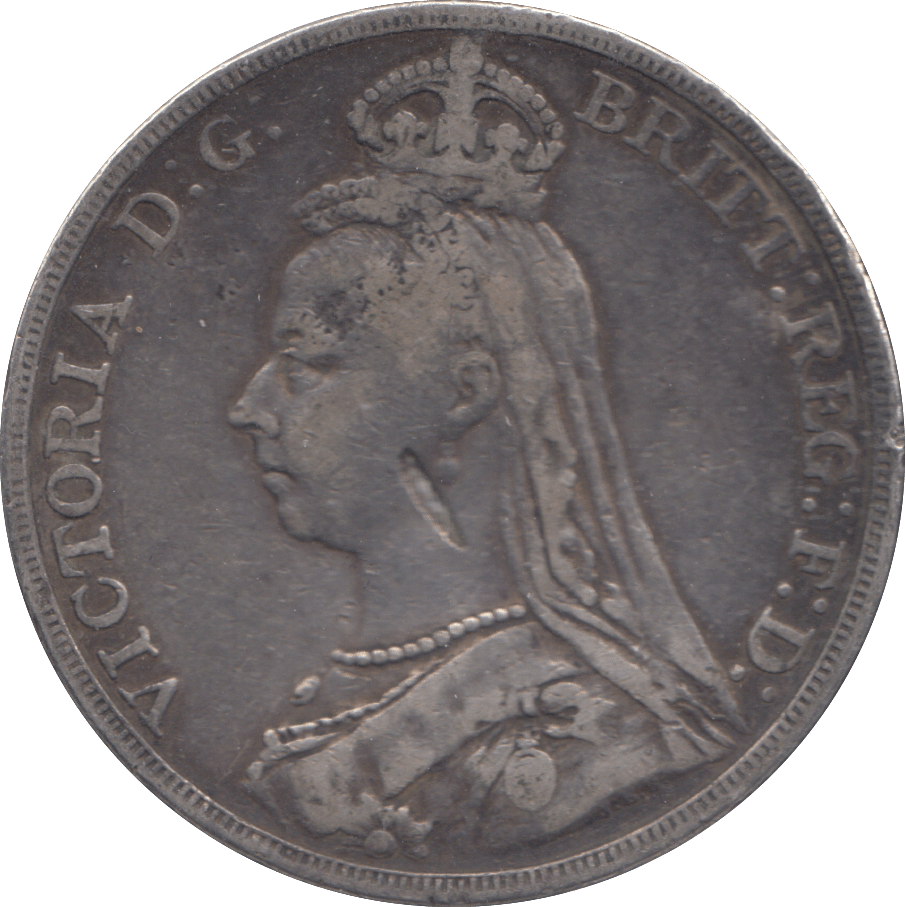 1890 CROWN ( FINE ) - CROWN - Cambridgeshire Coins