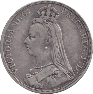 1890 CROWN ( FINE ) - CROWN - Cambridgeshire Coins