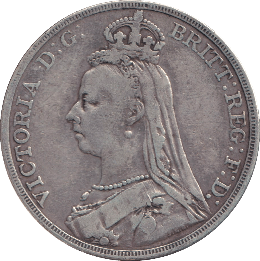 1890 CROWN ( FINE ) - CROWN - Cambridgeshire Coins