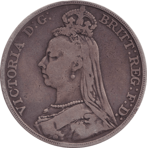 1890 CROWN ( FINE ) - CROWN - Cambridgeshire Coins