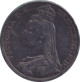 1890 CROWN ( FINE ) - CROWN - Cambridgeshire Coins