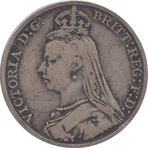 1890 CROWN ( FINE ) - CROWN - Cambridgeshire Coins