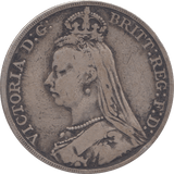 1890 CROWN ( FINE ) - CROWN - Cambridgeshire Coins