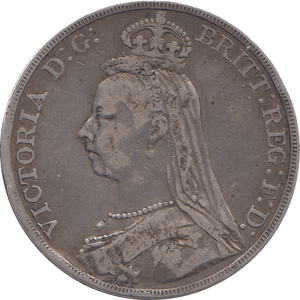 1890 CROWN ( FINE ) - CROWN - Cambridgeshire Coins