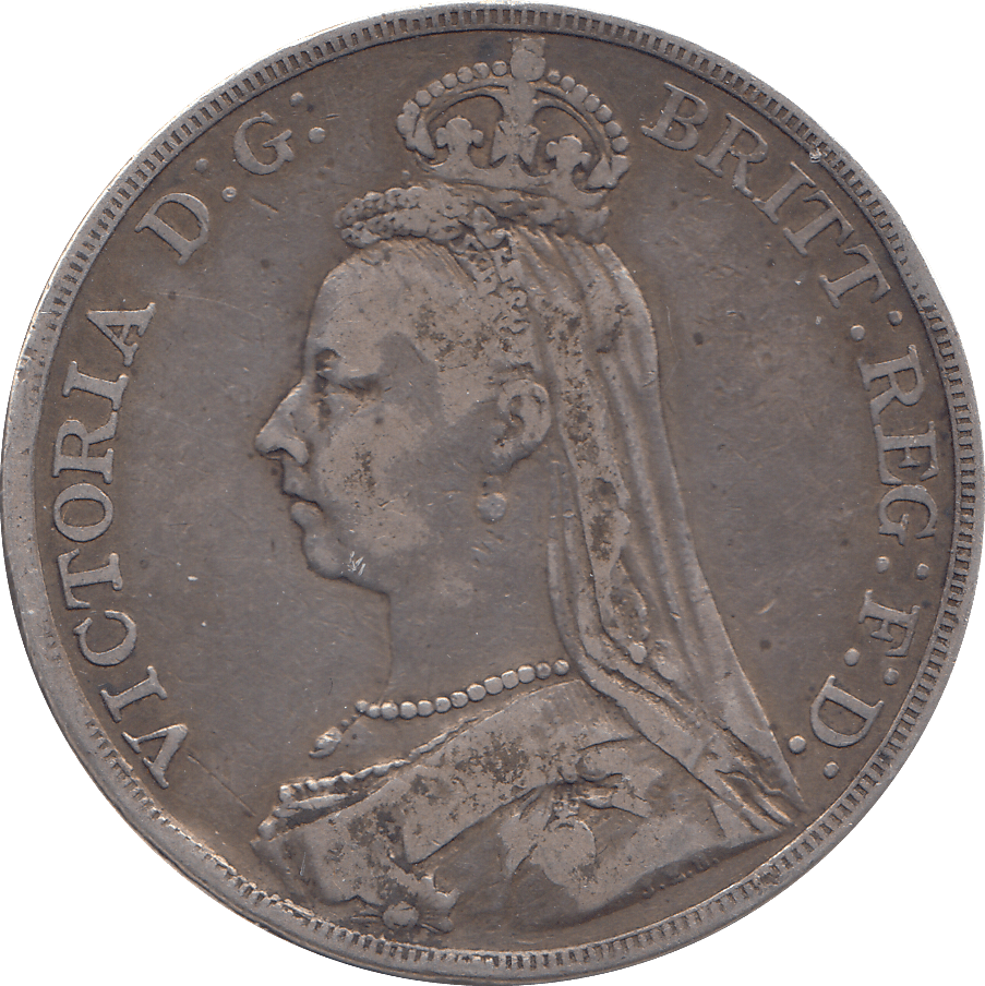 1890 CROWN ( FINE ) - CROWN - Cambridgeshire Coins