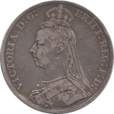 1890 CROWN ( FINE ) - CROWN - Cambridgeshire Coins