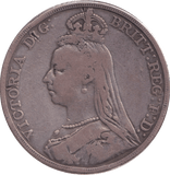 1890 CROWN ( FINE ) - CROWN - Cambridgeshire Coins