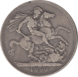1890 CROWN ( FINE ) - CROWN - Cambridgeshire Coins