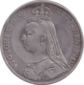 1890 CROWN ( FINE ) - CROWN - Cambridgeshire Coins