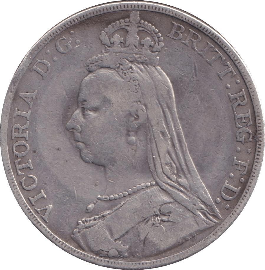 1890 CROWN ( FINE ) - CROWN - Cambridgeshire Coins