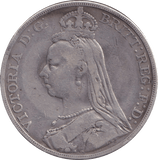 1890 CROWN ( FINE ) - CROWN - Cambridgeshire Coins