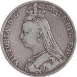 1890 CROWN ( FINE ) - CROWN - Cambridgeshire Coins