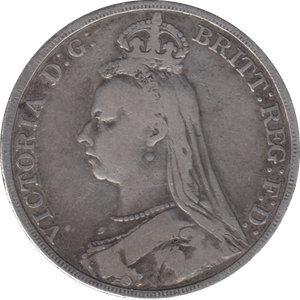 1890 CROWN ( FINE ) - CROWN - Cambridgeshire Coins
