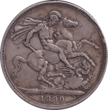1890 CROWN ( FINE ) - CROWN - Cambridgeshire Coins