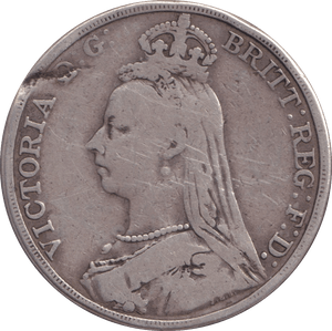 1890 CROWN ( FINE ) - CROWN - Cambridgeshire Coins