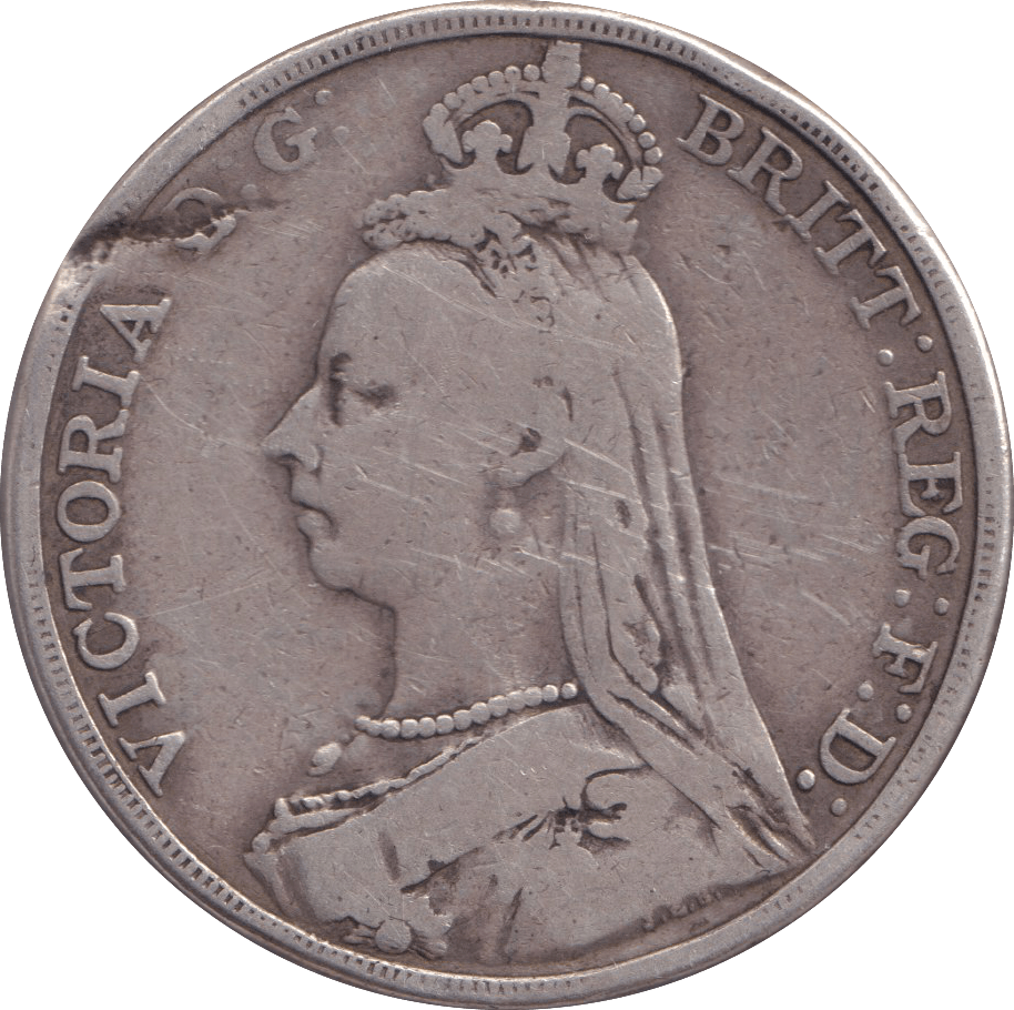 1890 CROWN ( FINE ) - CROWN - Cambridgeshire Coins