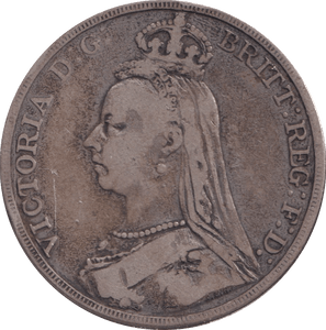 1890 CROWN ( FINE ) - CROWN - Cambridgeshire Coins