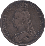 1890 CROWN ( FINE ) - CROWN - Cambridgeshire Coins